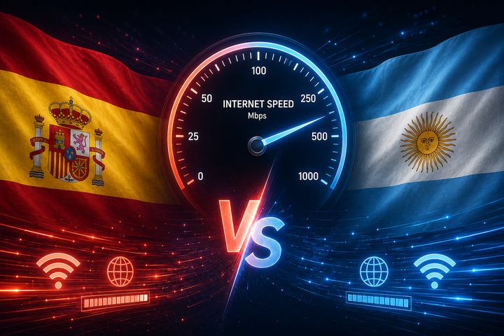 Duel Digital: Spanyol Ungguli Argentina dalam Kecepatan Internet Nasional