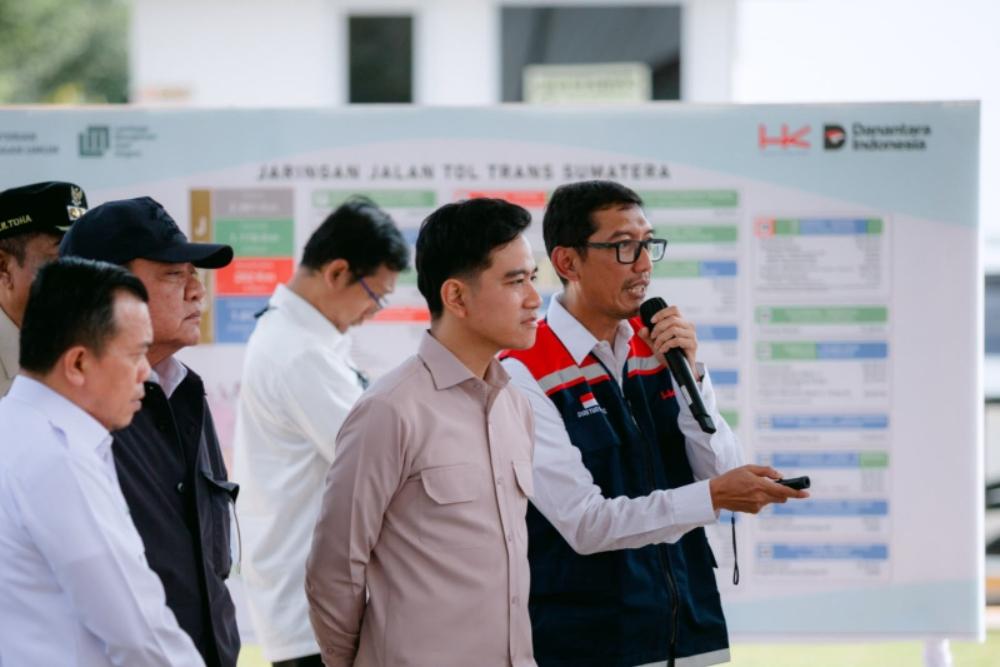 Jelang Rampung, Wapres Gibran Pantau Kesiapan Tol Trans Sumatra Palembang-Jambi