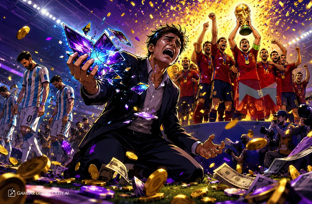 Final Piala Dunia 2026 Berakhir Tragis Bagi Trader Polymarket, Kerugian Miliaran Rupiah Melayang