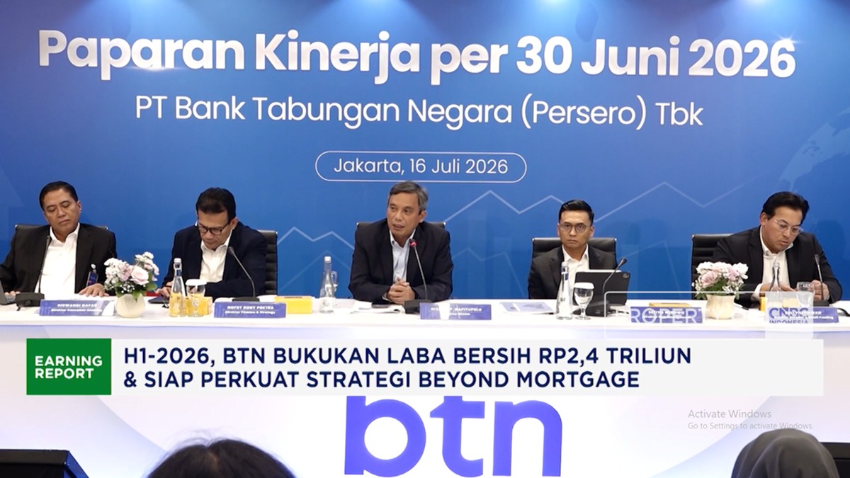 Bank BTN Pamer Kinerja Gemilang, Laba Bersih Tembus Rp 2,4 T di Pertengahan 2026