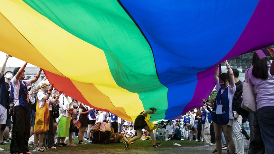Ilustrasi Pawai Pride. (Dok. Bloomberg)