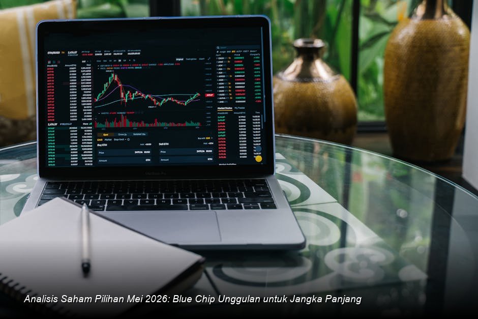 Tampilan grafik lilin (candlestick) berwarna hijau cerah yang menunjukkan tren kenaikan stabil di Bursa Efek Indonesia.